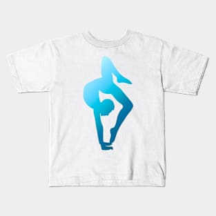 An acrobat doing a stag ring Kids T-Shirt